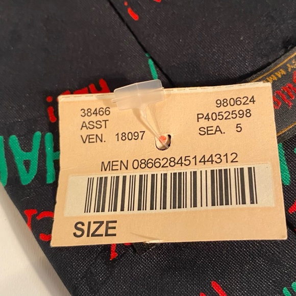 Yule Tie Greeting Santa Holiday Tie - Picture 3 of 6